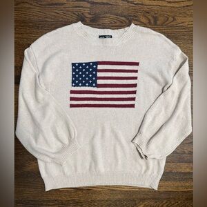 American Flag Sweater